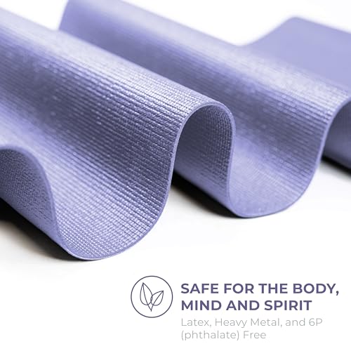 Voyage 5mm Studio Yoga Mats, 10 Pack, 72x24in | Extra Long, Anti-Tear Exercise Mats for Workout, Stretching, Fitness - Non Slip Gym Mats for Home, Schools and Studios - color: Calm Studio Assorted