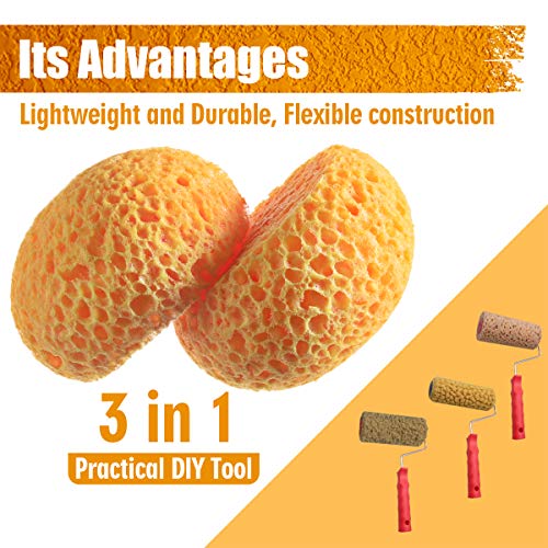LAVEVE Knockdown Texture Sponge for Wall and Drywall Patch/Repair, 2 Pcs | Home Decor DIY Painting for Ceiling and Wall Texture