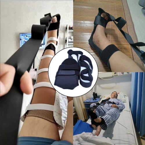 Leg Rehabilitation Training Stretching Belt with Multiple Loops to Lift Leg - Knee Replacement Recovery Aid for Patients Elderly Adults