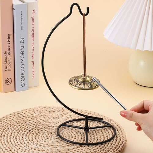 Tingsha Cymbals Tibetan Chime Bells, Healing Bell with Striker(Sanskrit) | 2.5" Table Hanging Bell,Tibetan Finger Cymbals for Spiritual Healing Mindfulness Meditation Yoga Buddhist Relaxation