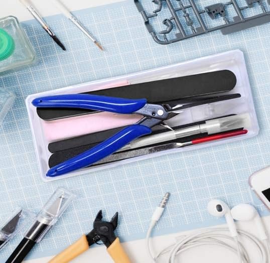 Mandala Crafts 13 Model Building Hobby Tools Kit for 3D Plastic Miniatures | Basic Set with Clippers, Tweezers, Files & Knife for Assembly, Mecha, Scale Kits, Aircraft, Tanks, Ships, Cars, Metal & Resin - style: Basic 13 PCs