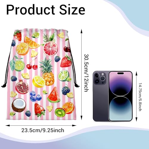 Grip Bags for Gymnasts Small Drawstring Gym Storage Pouch for Gymnasts - color: Fruit Colorful, size: 12"(H)*9.25"(W)