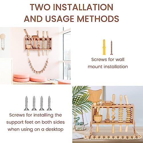 Meifuly 13 in 1 Wood Therapy Massage Tools with Luxury Storage Shelf, Complete Maderotherapia Wooden Massager Kit for Body Shaping, Lymphatic Drainage, Muscle Pain Relief, Anti-Cellulite