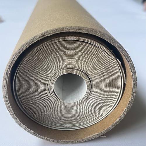 Cuttable Canvas Rolls for Painting 26 inches Wide16.4 Foot Long (5m Roll) Primed coarse-Weave Rough Textured Canvas Heavyweight Cotton 510 gm