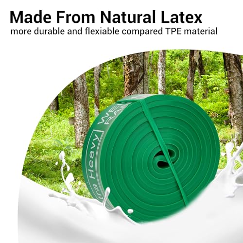 TheFitLife Pull Up Assistance Bands Heavy Duty Resistance Bands for Workout | Long Exercise Bands for Pull Up Assist, Strength Training, Full Body Workout, Home Gym Fitness, CrossFit & Muscle Building - color: Green