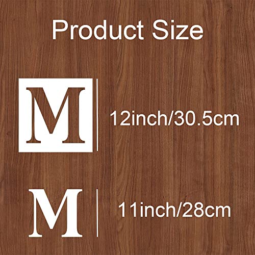 Letter Stencils for Painting 12" Alphabet Stencils | Reusable Large Letters Stencil for Painting on Wood Wall Fabrics DIY Crafts - size: 12inch