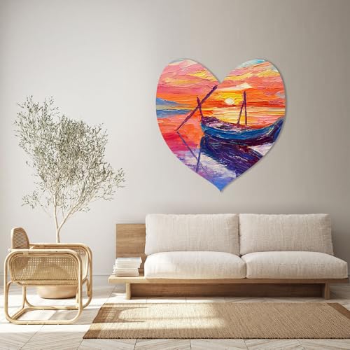 PATIKIL Paint Canvases Panel for Painting, 2 Pack 4x4 Inch Heart Shape Wood Frame Stretched Blank Art Board Panels for Acrylic, Oil, Tempera Painting, White - size: 4x4 Inch