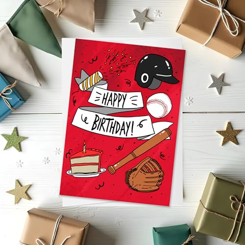 Happy Birthday Baseball Fan and Lover - style: Baseball