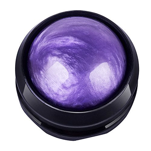 Solacium Manual Massage Roller Ball - Massager and Therapy Tool for Sore Muscles, Shoulders, Arms, Neck, Back, Feet, Body, Deep Tissue, Stiffness, Joint Pain, Stress Relief - color: Purple