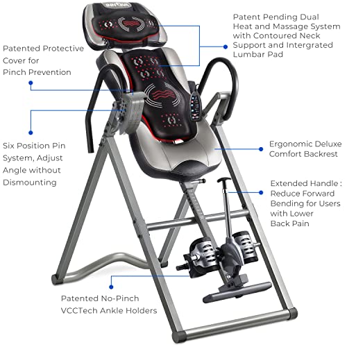 Innova ITM6000 Advanced Heat and Massage Therapeutic Inversion Table