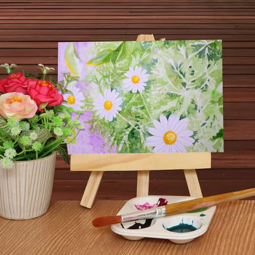 Aodaer 8 Pack Wood Panels 8 x 12 Inch Wooden Panels Canvas Unfinished Craft Wood Boards Panels for Art Crafts Acrylic and Oil Painting Pouring DIY Projects - size: 8 x 12 Inch