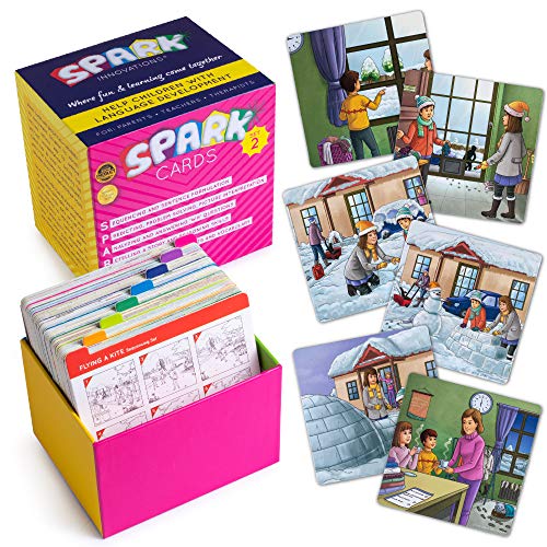 SPARK INNOVATIONS Sequencing and Storytelling Cards, Speech Therapy Game, Special Education Materials, Sentence Building, Problem Solving, English Language Learners (Sequence Cards 1 and 2 Combo) - style: Sequence Set 1 and 2 Combo