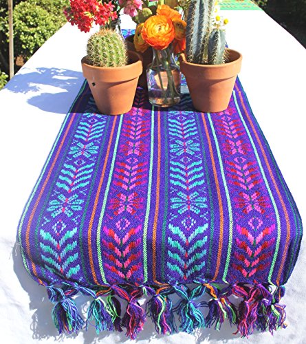 Del Mex Mexican Rebozo Shawl Blanket Doula - color: Purple, size: Regular (6 ft x 2.5 ft)