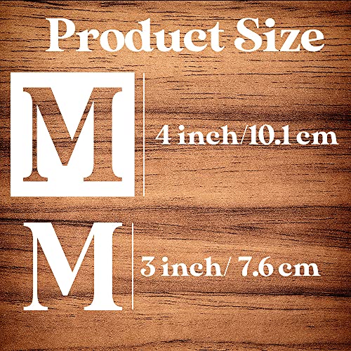 Letter Stencils for Painting 4" Alphabet Stencils | Reusable Letters Stencil for Painting on Wood Wall Fabrics DIY Crafts - size: 4inch