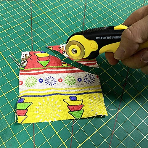 Titanium Rotary Cutter Blades 28mm 10 Pack Replacement Blades for Fabric | Titanium-Coated Rotary Blades for Smooth Cutting of Fabric Paper and Craft Sharp and Durable for Quilting Sewing Scrapbooking - size: 28mm