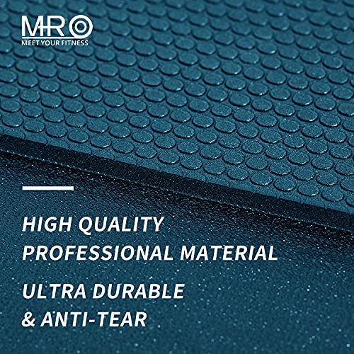 MRO Extra Large Exercise Mat 8'x4.5'/7'x4.5'/6'x4.5'(7mm) | High-Density Workout Mats for Home Gym Flooring, Extra Thick Cardio Mat,Non-Slip,Ideal for MMA, Jump Rope - Shoe Friendly. - color: blue, size: 6*4.5 FT
