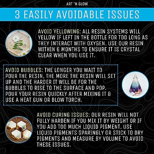 Crystal Clear Epoxy Resin 2 Gallon - Food Safe, UV Resistant, Bubble Free | Casting & coating epoxy resin for jewelry, coasters, molds, art, wood & more. Bubble-free, low odor, USA based business - size: 2 Gallon