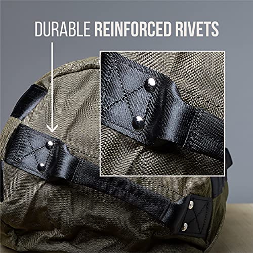 REP Fitness Adjustable Sandbag 1000D Cordura 5-200 Lbs 7 Reinforced Handles Water-Resistant Quick-Dry Small XL Functional Strongman Training Workout Cross-Fit Weighted Bag Exercise Gym Heavy - color: Medium-Pink