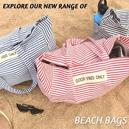 Folkulture Beach Bags for Women, Waterproof, Beach Must Haves -17x14 inch - color: Black