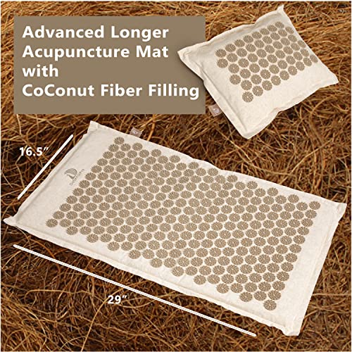 Acupressure Mat & Pillow Set + 8-Piece Silicone Cupping Set