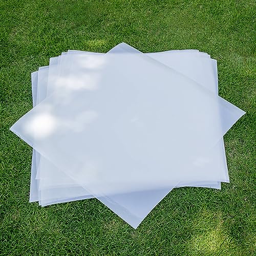 24X24 Inch 7mil Blank PET Laser Cutting Stencil Plastic Sheets (10 Pack), Food-Safe Mylar Template Material for Crafting, Template Material for Cutting Machines, Cricut Venture, Laser Cutting - size: 7mil, 24" x 24", 10 Pack