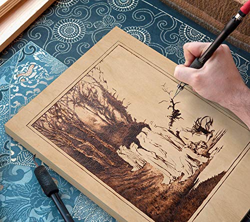 Arteza Wooden Canvas Board, 8x8 Inch, Pack of 5, Birch Wood, Cradled Artist Wood Panels for Painting, Encaustic Art, Wood Burning, Pouring, Use with Oils, Acrylics - size: 8x8 Inch
