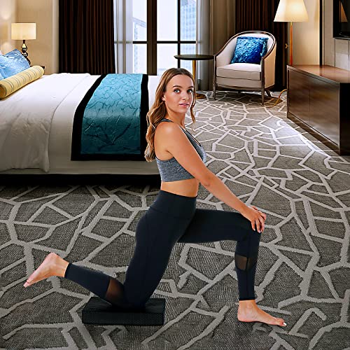 Balance Pad,Foam Pad,Foam Balance Pad,Physical Therapy,Knee and Ankle Exercise,Balance Pads for Physical Therapy - color: Black