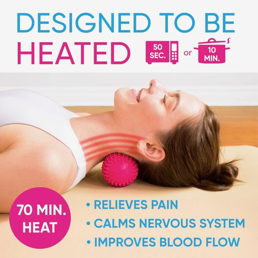 Dr. Cohen's acuProducts Heatable Deep Tissue Massager for Muscle Injury Recovery (acuBall Large - Pink) - color: Acuball Large - Pink