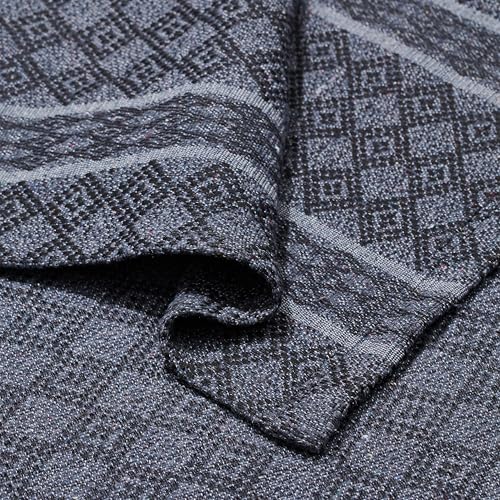 Manduka Yoga Cotton Blanket - Yoga Prop and Accessory, Roll, Fold, Stack to Support, Made of Cotton, 68 inch (172cm), Thunder Grey