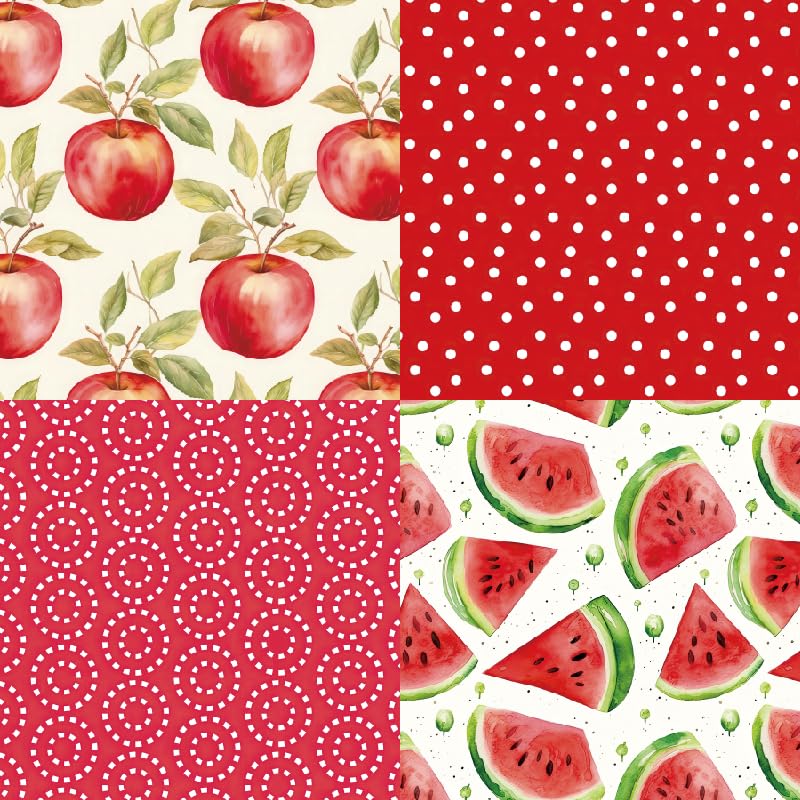Scrapbook Paper Pad & Scrapbooking Supplies - Single Sided Junk Journal Kit, 160gsm Craft Paper for Photo Albums, Picture Art Collage, 6x6 Inch, 24 Sheets (Picnic) - color: Picnic