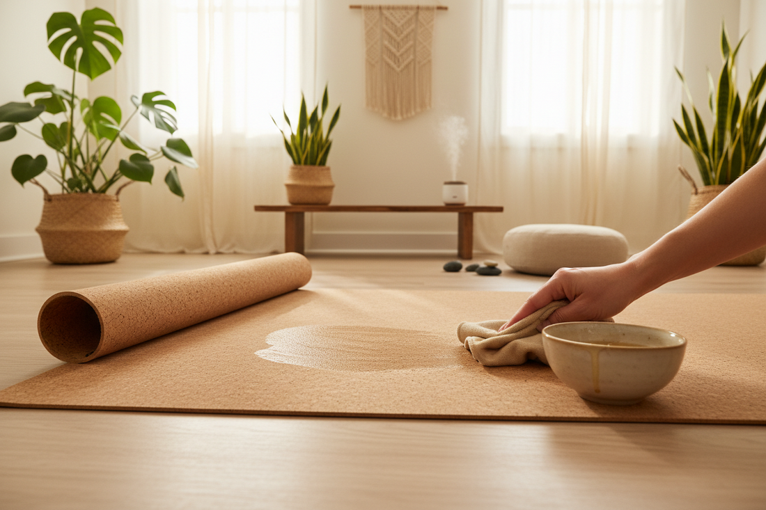 How to Deep-Clean a Cork Yoga Mat Without Losing Its Natural Grip