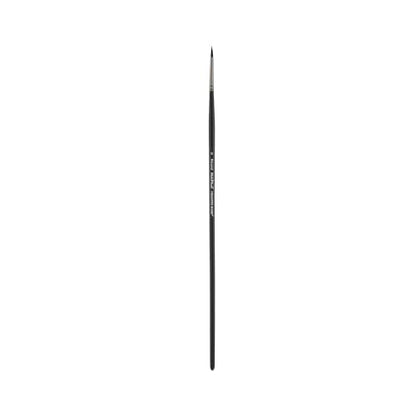 Black Swan Synthetic Red Sable Round Paint Brushes - Round Size # 6 - Professional Quality Long Handle Paint Brushes for Oil, Heavy Body Media and Acrylic - Artists of All Levels - size: Size 6