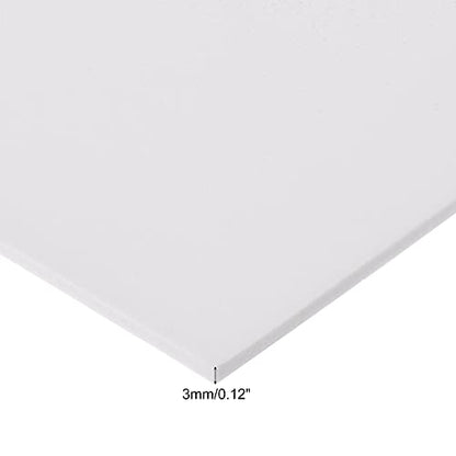 uxcell White EVA Foam Sheets 10 x 10 Inch 3mm Thickness for Crafts DIY Projects, 4 Pcs - color: White