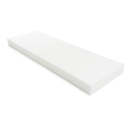 GoTo Foam 5" Height x 24" Width x 72" Length 44ILD (Firm) Upholstery Cushion Made in USA - color: Firm, size: 5x24x72