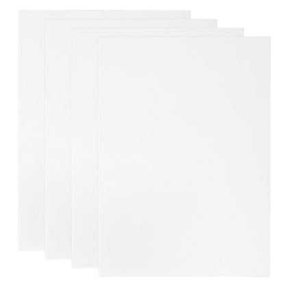 PATIKIL 7x5 Canvas Boards for Painting, 4Pack 100% Cotton Square Triple Primed Stretched Blank Canvas Panel for Acrylic, Oil, Tempera Paints, White - size: 7x5"