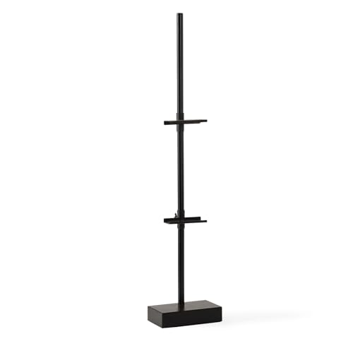 Heavy Duty Tabletop Picture Frame Stand, Adjustable Metal Easel Display Holder for Frames, Canvas, Artwork, Signs-Black Tabletop Easel Stand for Home, Office, Events(Black)