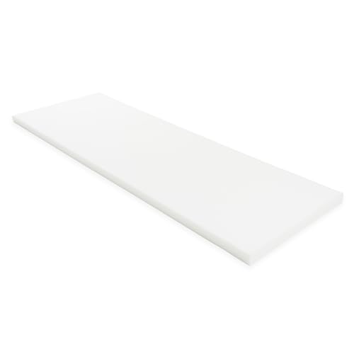 GoTo Foam 2" Height x 24" Width x 72" Length 43ILD (Firm) Upholstery Cushion Made in USA - color: Firm, size: 2x24x72