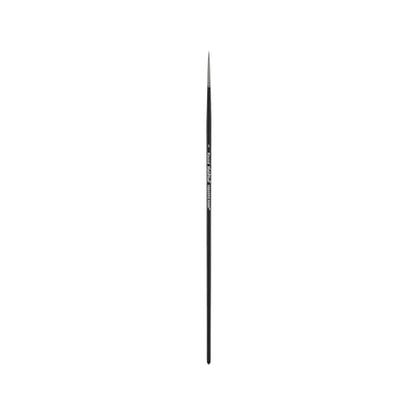 Black Swan Synthetic Red Sable Round Paint Brushes - Round Size # 1 - Professional Quality Long Handle Paint Brushes for Oil, Heavy Body Media and Acrylic - Artists of All Levels - size: Size 1