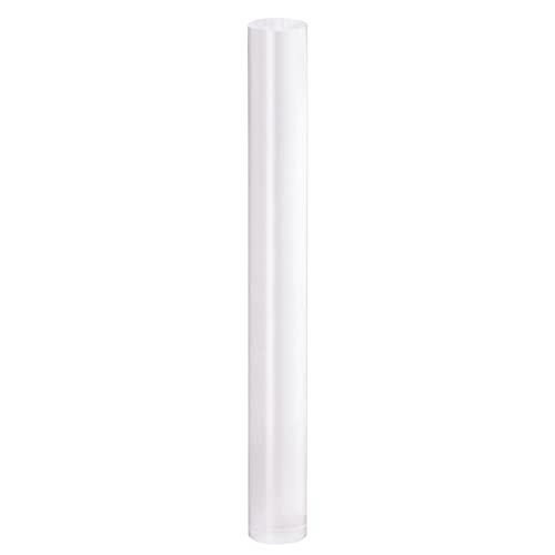 HARFINGTON Acrylic Clay Roller 9 Inch x 1 Inch Solid Non-Stick Plastic Round Tube Roller Polymer Clay Rod Fondant Rolling Pin for Shaping, Sculpting, Modeling DIY Crafts, Transparent - color: Transparent, size: 9 Inch x 1 Inch