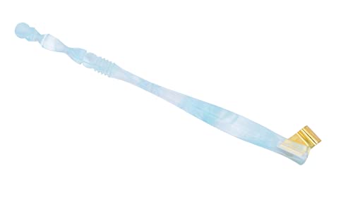 Gullor Powder Blue Oblique Calligraphy Dip Pen Nib Holder with 33 Nibs - color: Powder Blue
