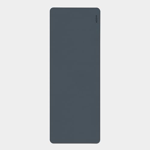 WeGym Yoga Mat, 4 mm Cushioned Non-Slip for Yoga, Pilates and Home Workouts - color: PU_Slate, style: Polyurethane