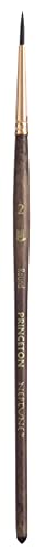 Princeton Neptune Round Brush, Synthetic, Short Handle, Size 2, 1 Count - size: Size 2