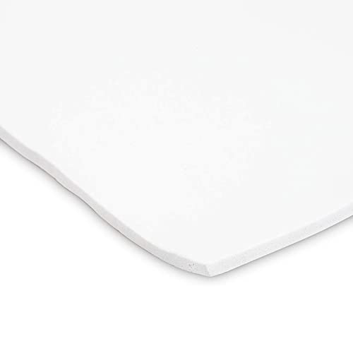 Bright Creations 5mm White EVA Foam Roll Sheet - 14 x 39" - 100 kg/m3 for Crafts & DIY Projects - Craft Foam - size: 5mm