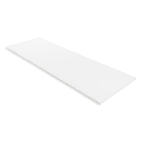 GoTo Foam 1" Height x 24" Width x 72" Length 36ILD (Semi-Firm) Upholstery Cushion Made in USA - color: Semi-firm, size: 1x24x72