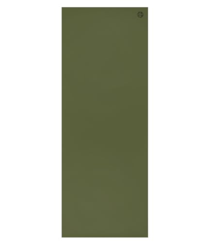 Manduka GRP Adapt 요가 매트 180cm(71인치) - 5mm | 최고의 그립 | 모든 스타일의 요가에 적합한 땀 준비 | 180.3 x 61 x 0.2cm(71 x 61 x - color: 그린 라 라나
