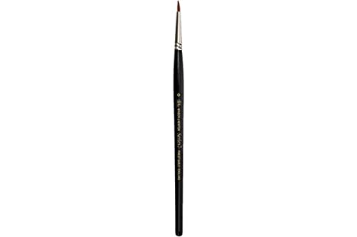 Winsor & Newton Series 7 Kolinsky Sable Brush, Round SH #0 | The World's Finest Watercolor Brush, Kolinsky Sable Hair, Rust-proof, Seamless Nickel Plated Ferrules, Hand-Made in England - size: #0, style: Round