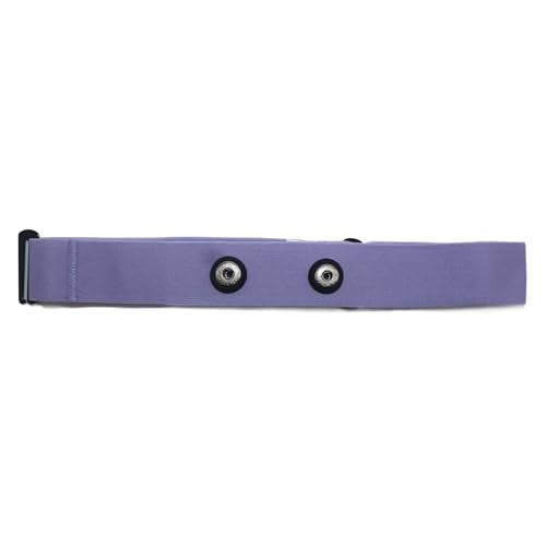 FITCENT Heart Rate Monitor Chest Replacement Strap Compatible with Polar H10 H9 H7, Adjustable Soft HR Belt Work for Polar Heart Rate Sensor Garmin HRM200 - color: Purple