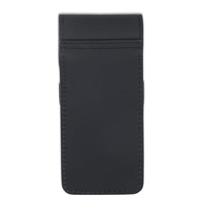 Leather Sleeve Case for Fountain Pens, Multi Holder Organizer, Handmade Full Grain Pouch, Durable Protective Cover, Classic Storage Gift (Black) - color: Black