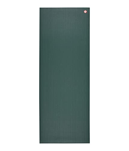 Manduka PRO Yoga Mat - 6mm | Lifetime Durability | Hygienic Construction | Premium Studio Quality | Teacher Approved - color: Black Sage, size: 85" x 26"