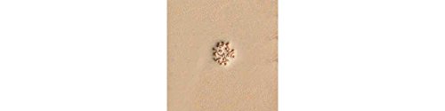 Tandy Leather Craftool® Abstract Matting Stamp - Decorative Background Metal Tool for Carving and Floral Designs - size: E294